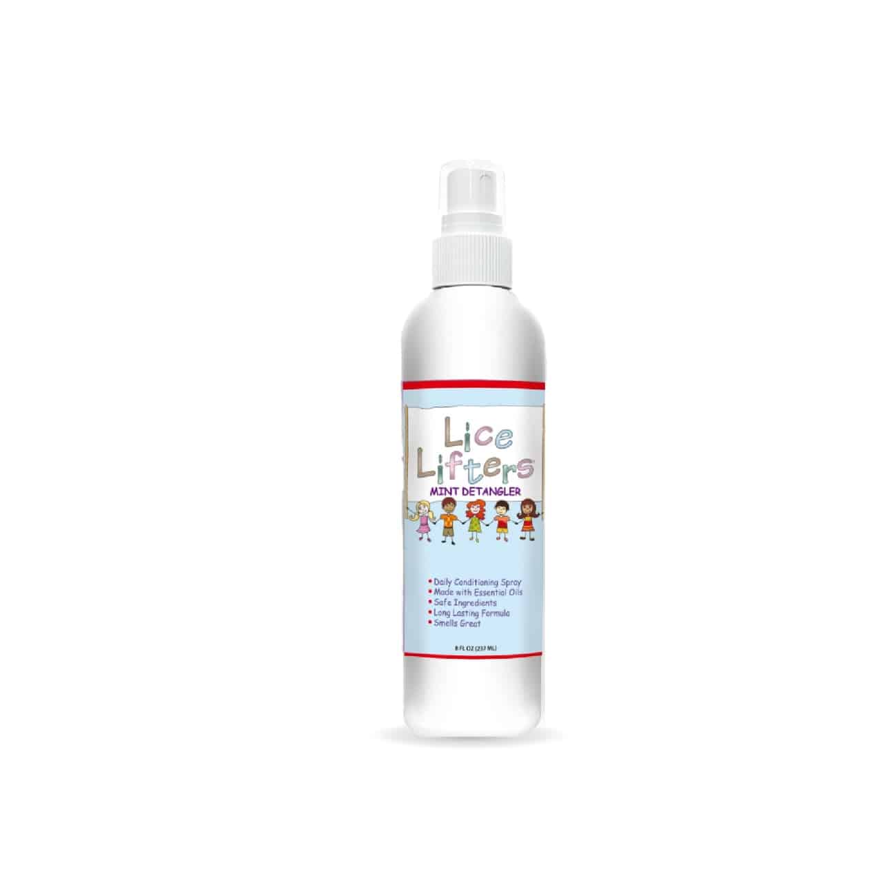 Non-Toxic Lice Treatment Products image by Lice Lifters - Lice Treatment and Lice Removal Non-Toxic Lice Treatment Products Lice Lifters Repel Mint Spray for Lice Care Conditioning Detangling for Hair Lice Deterrent Fresh Peppermint Scent Family Friendly 8 oz
